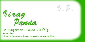 virag panda business card